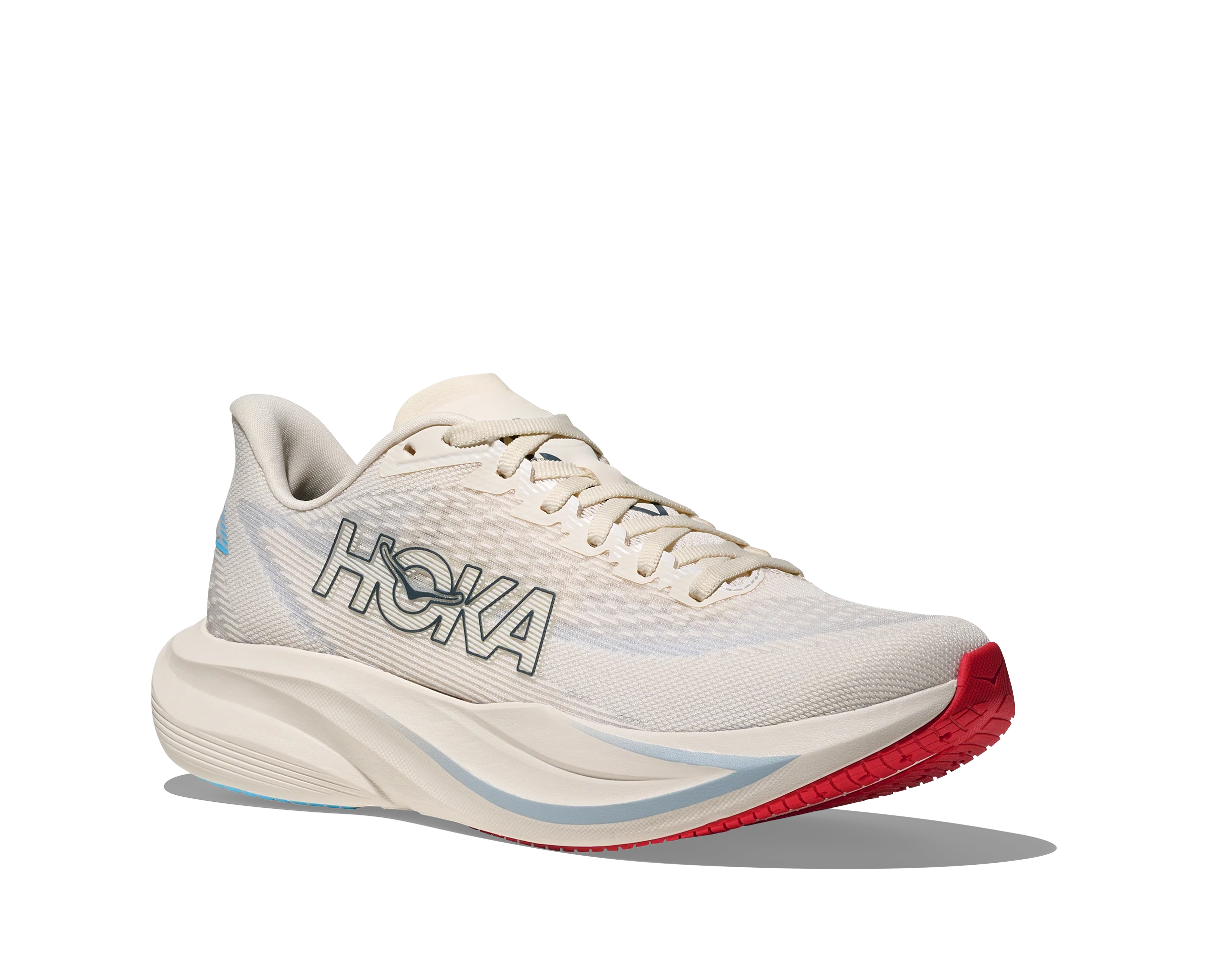 Hoka Women's Mach 7 Alabaster Soaring Blue - Image 3