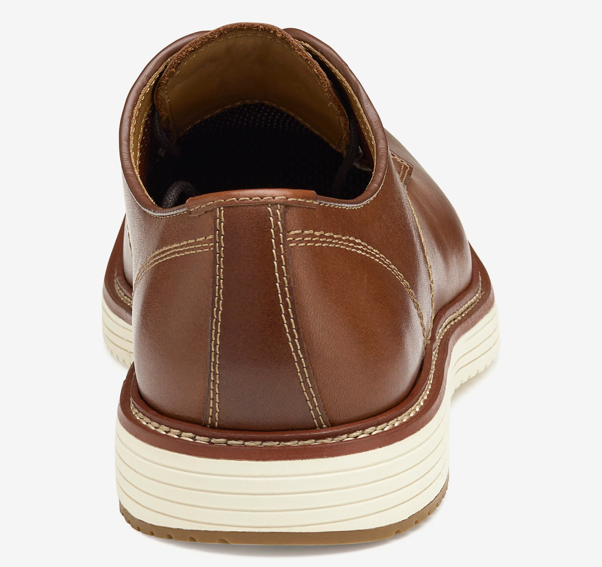 Johnston & Murphy Men’s Upton Plain Toe Tan Full Grain - Image 3