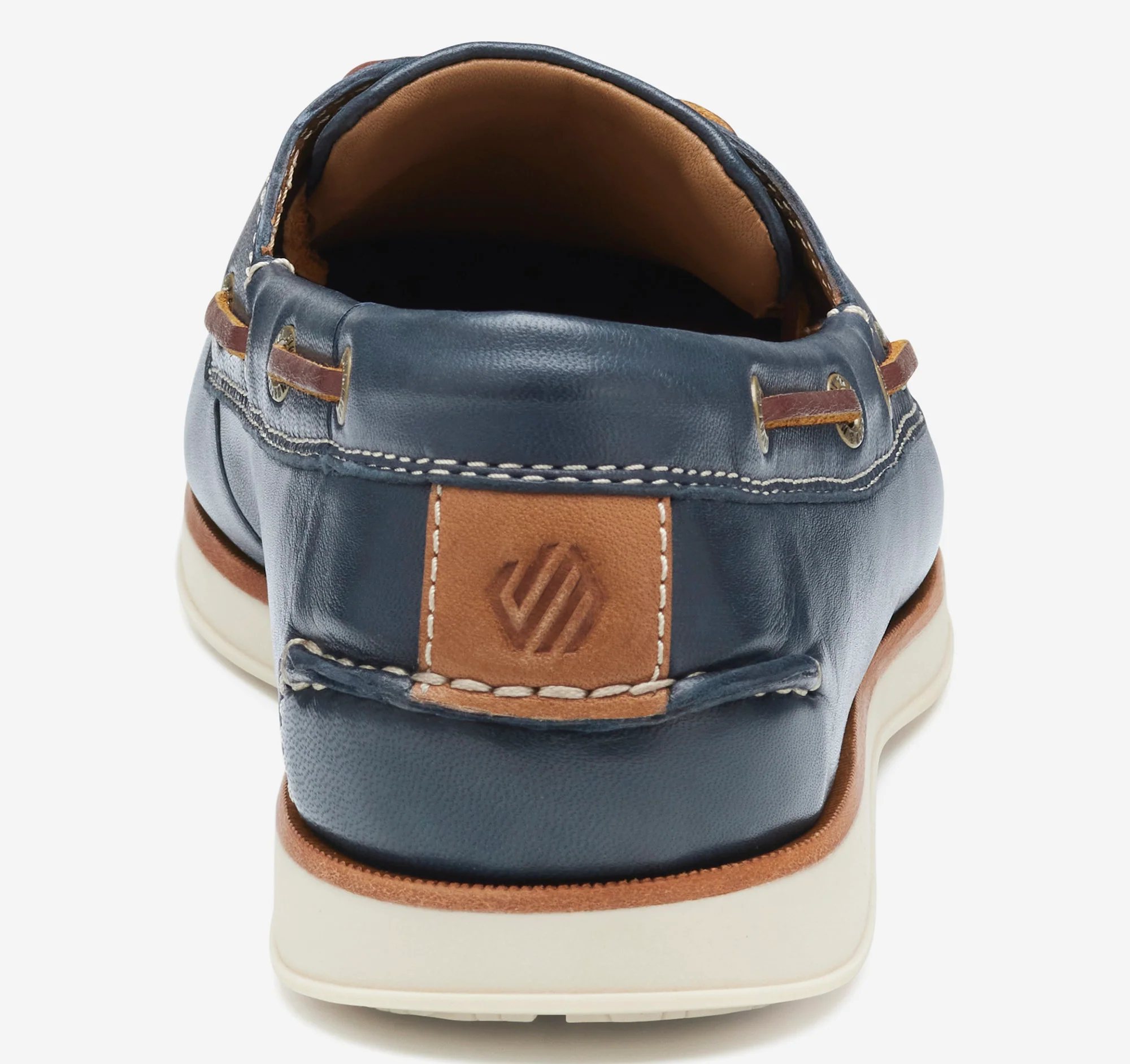 Johnston & Murphy Men's Monaco Navy Sheepskin - Image 3