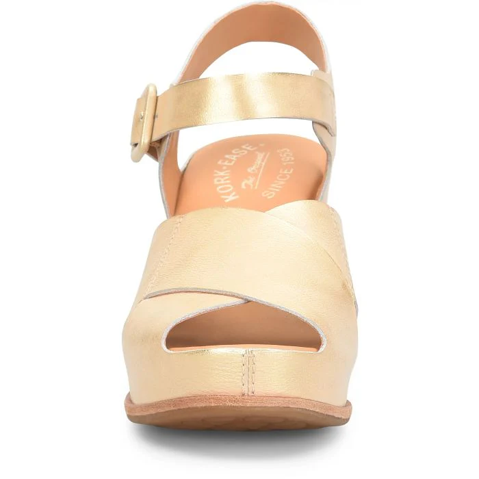 Kork Ease San Isabel Platform Sandal Gold Metallic - Image 7