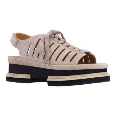 L’Amour Des Pieds Adriel Taupe Kid Suede