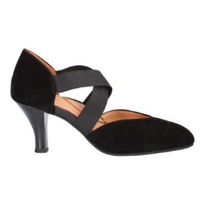 L’Amour Des Pieds Women’s Bishar Black Kid Suede - Image 2