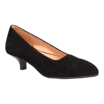 L’Amour Des Pieds Women’s Kavan Black Kid Suede