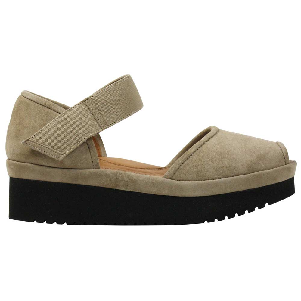 L'amour des Pieds Women's Amadour Taupe Suede Platform Sandal - Image 3