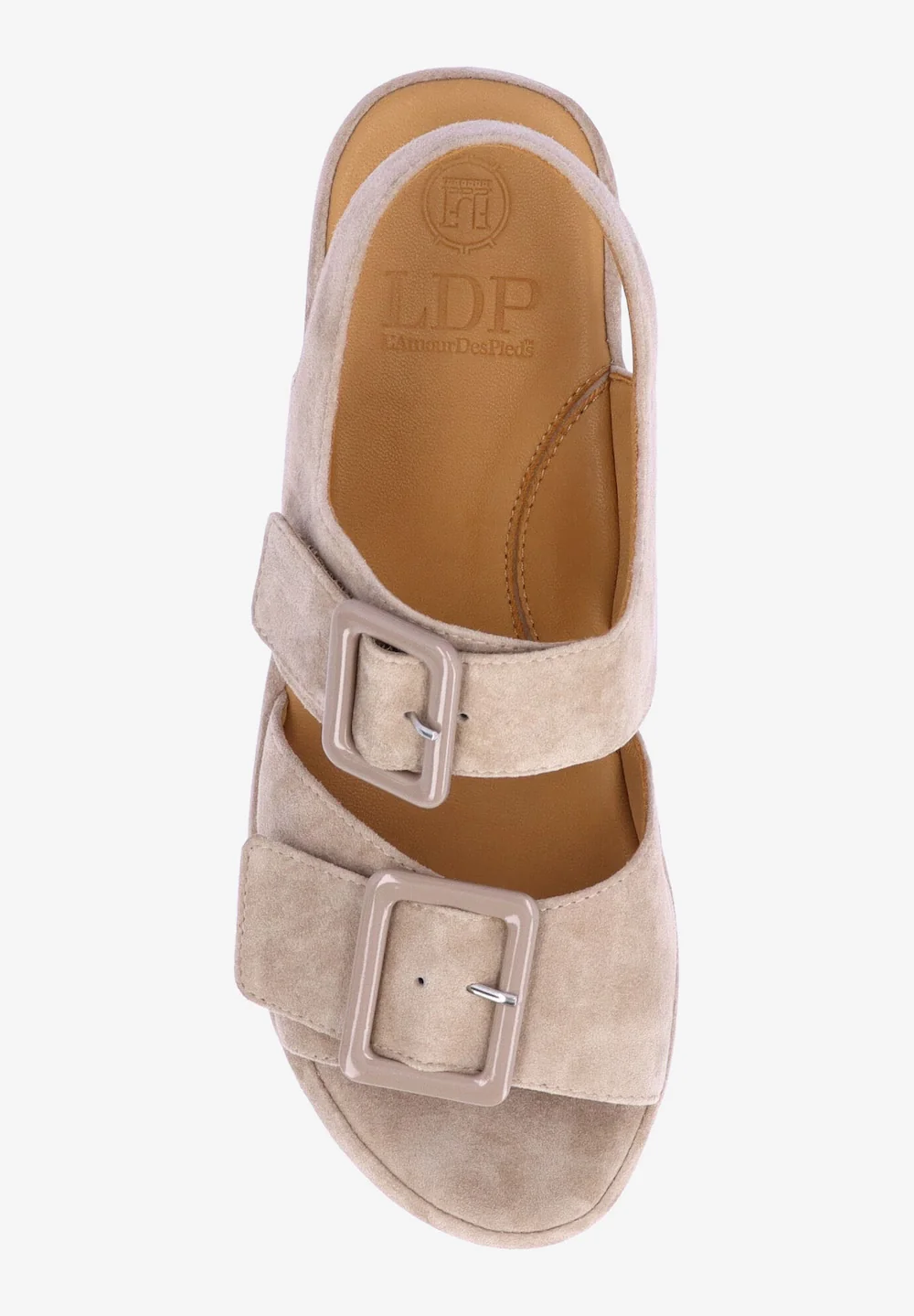 L'Amour Des Pieds Women's Cantura Taupe Kidsuede - Image 5