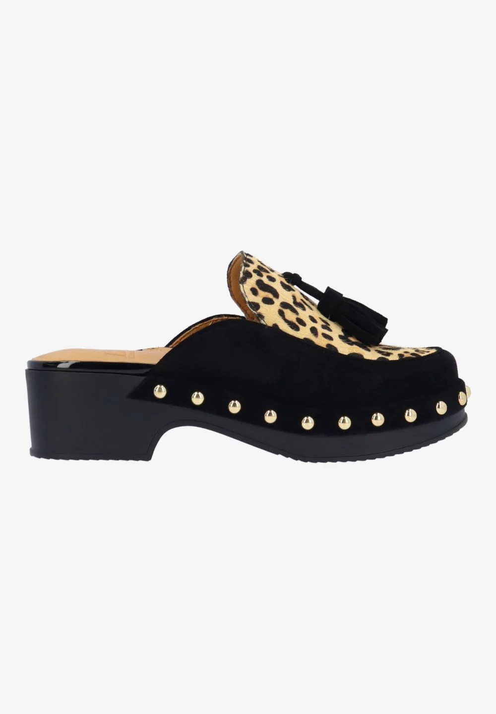 L'Amour Des Pieds Women's Gracen Black Brown Suede Hair On - Image 2