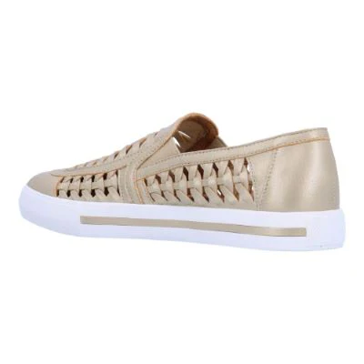 L'Amour Des Pieds Women's Karsha Platino Met Nappa - Image 5