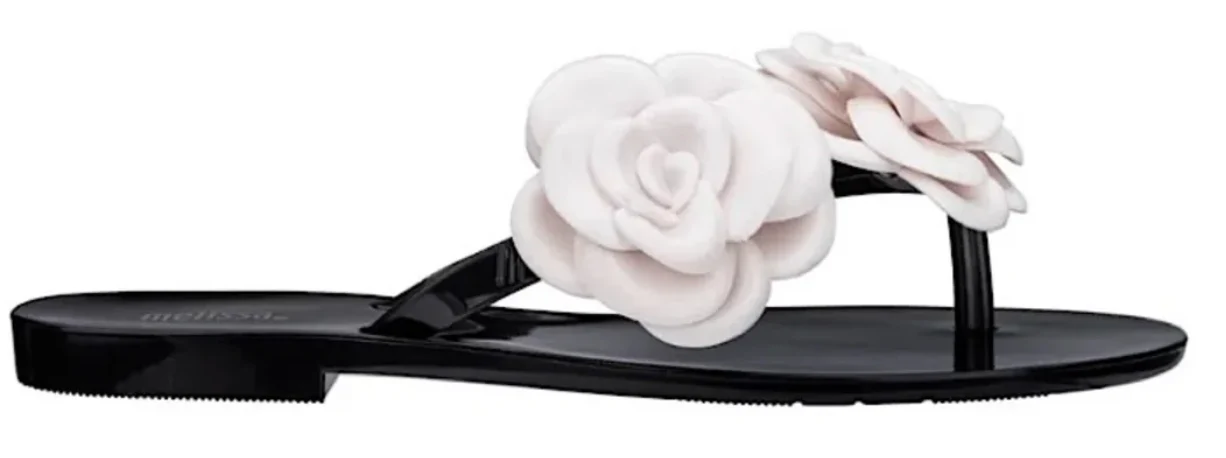 Melissa Women's Harmonic Petals Black Beige