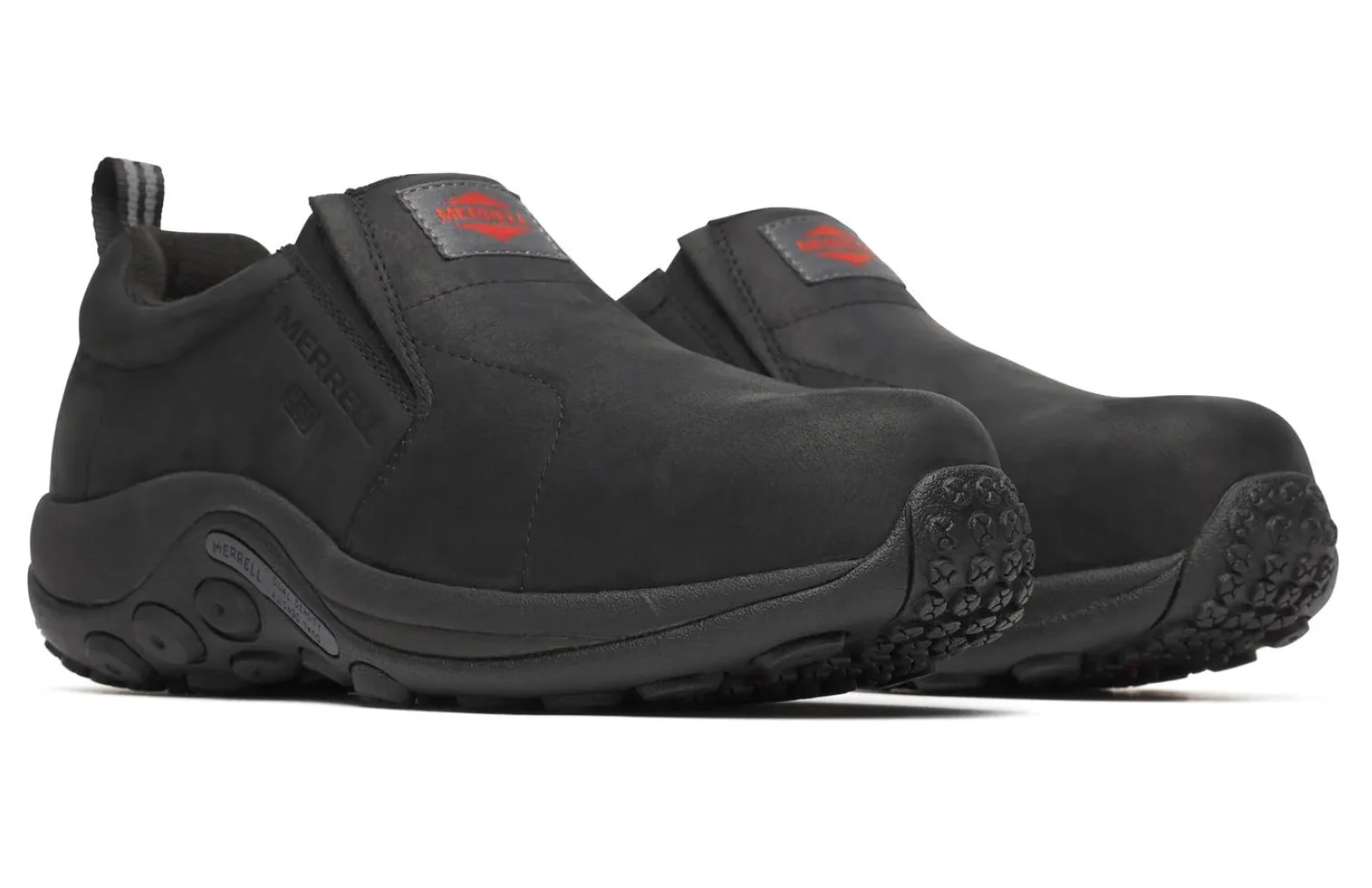 Merrell Men's Jungle Moc Leather Hi-Vis Carbon Fiber Static Dissipative 10 Low Black - Image 3