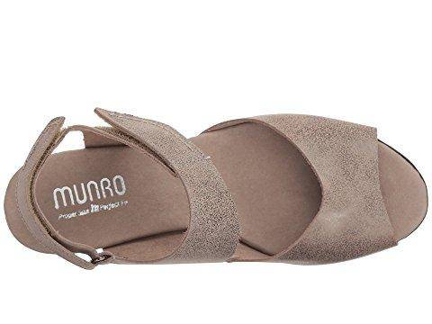 Munro Women's Fabiana Silver Metallic Nubuck Sandal - Image 2