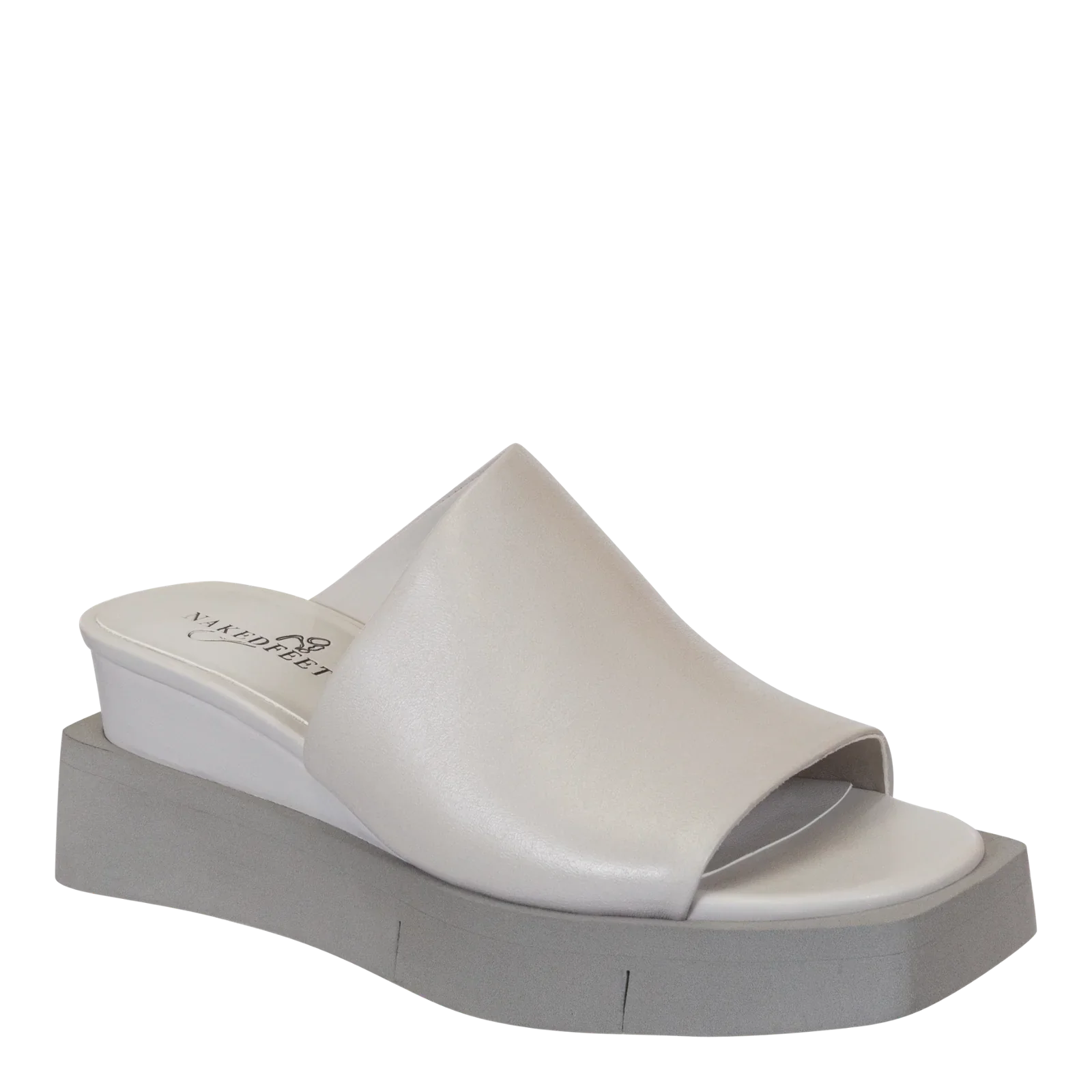 Naked Feet Women’s Infinity Platform Sandal Mist