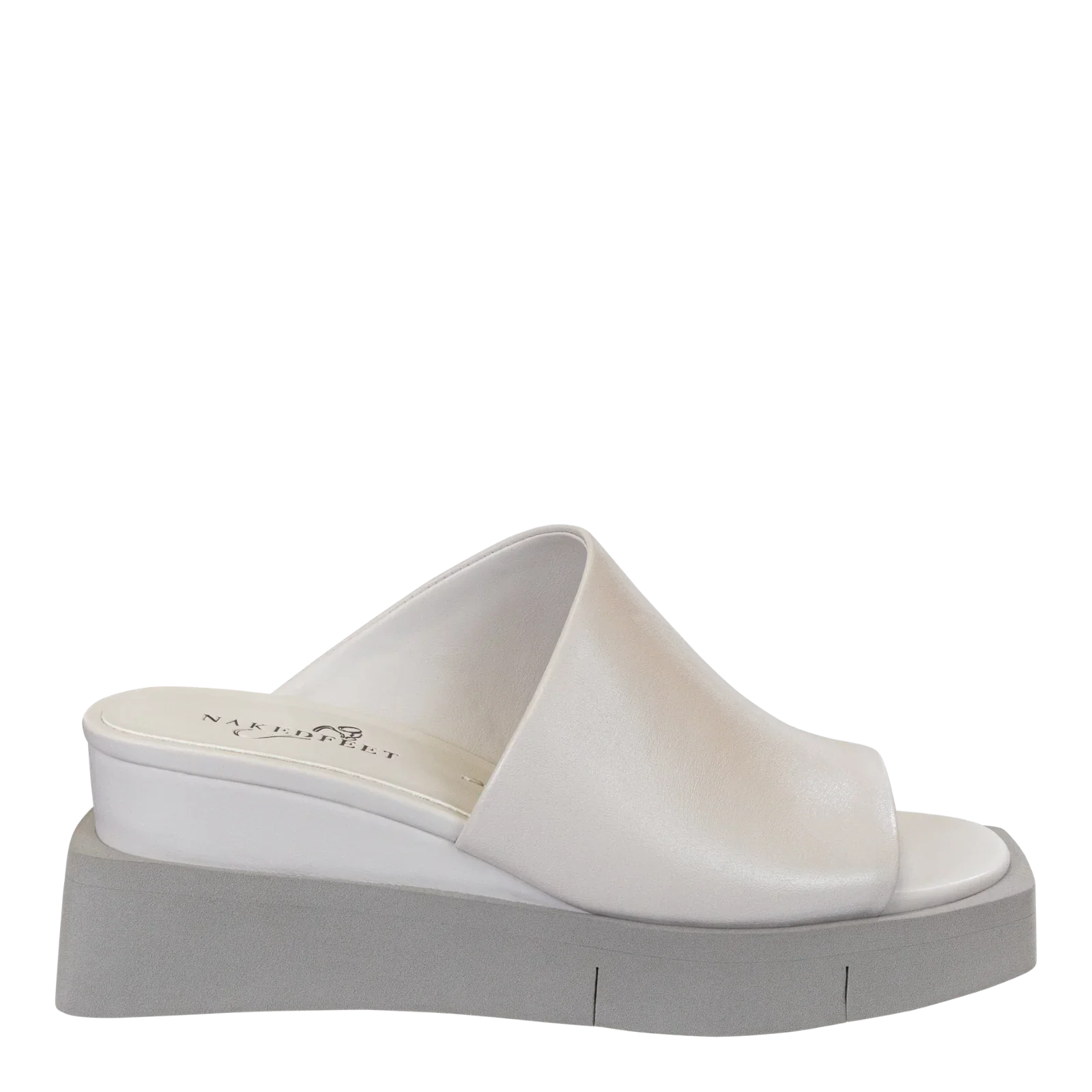 Naked Feet Women’s Infinity Platform Sandal Mist - Image 2