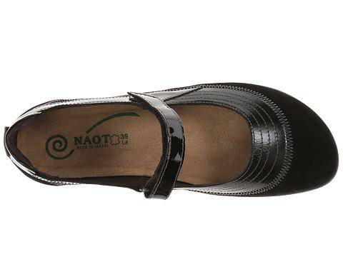 Naot Women's Kirei Black Madras Suede Mary Jane - Image 12