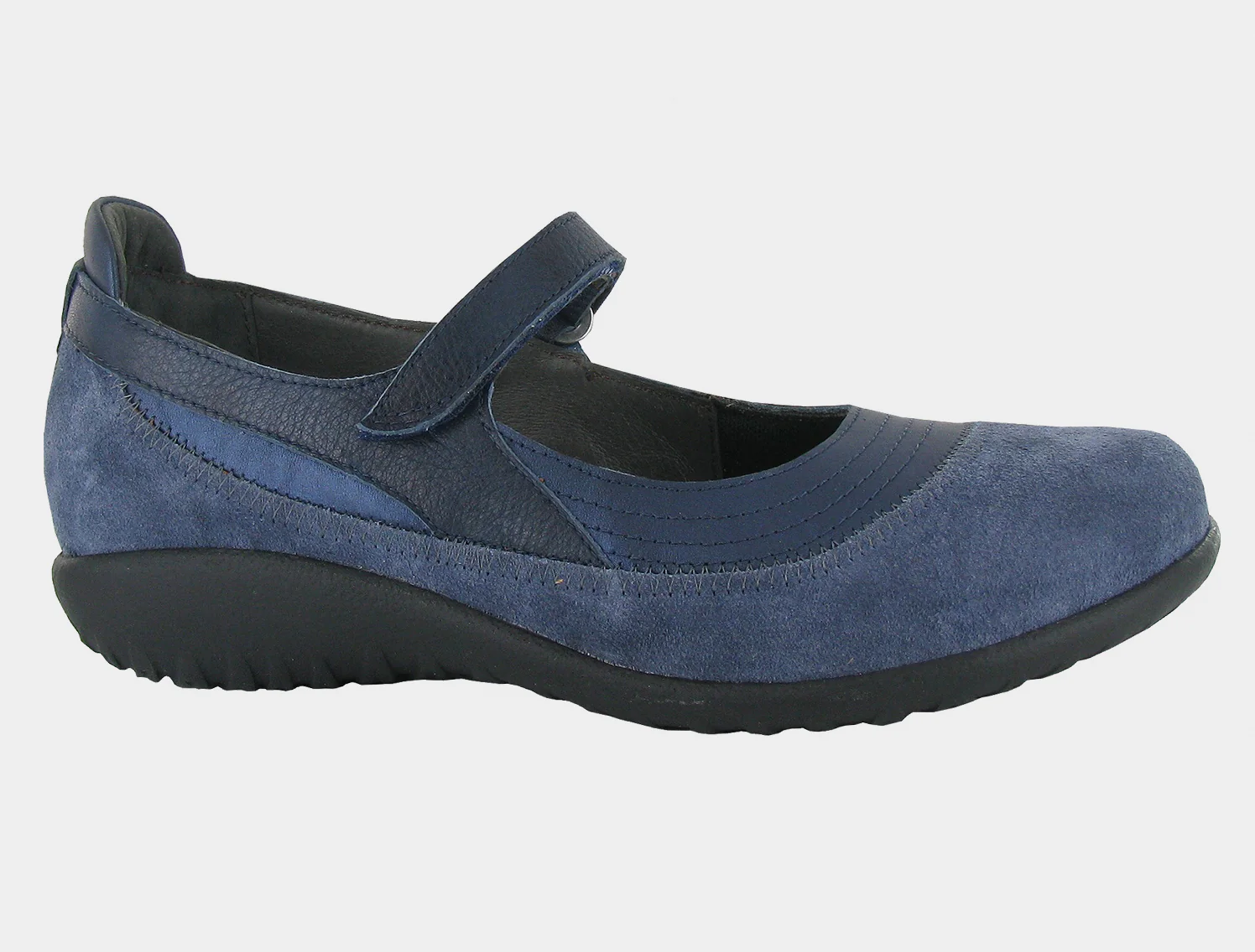 Naot Women's Kirei Polar Sea Suede Ink Combo