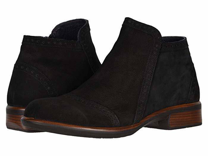 Naot Women's Nefasi Black Velvet Nubuck Boot - Image 2