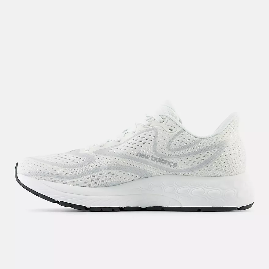 New Balance Men’s Fresh Foam X M880W13 White Granite Silver Metallic - Image 3
