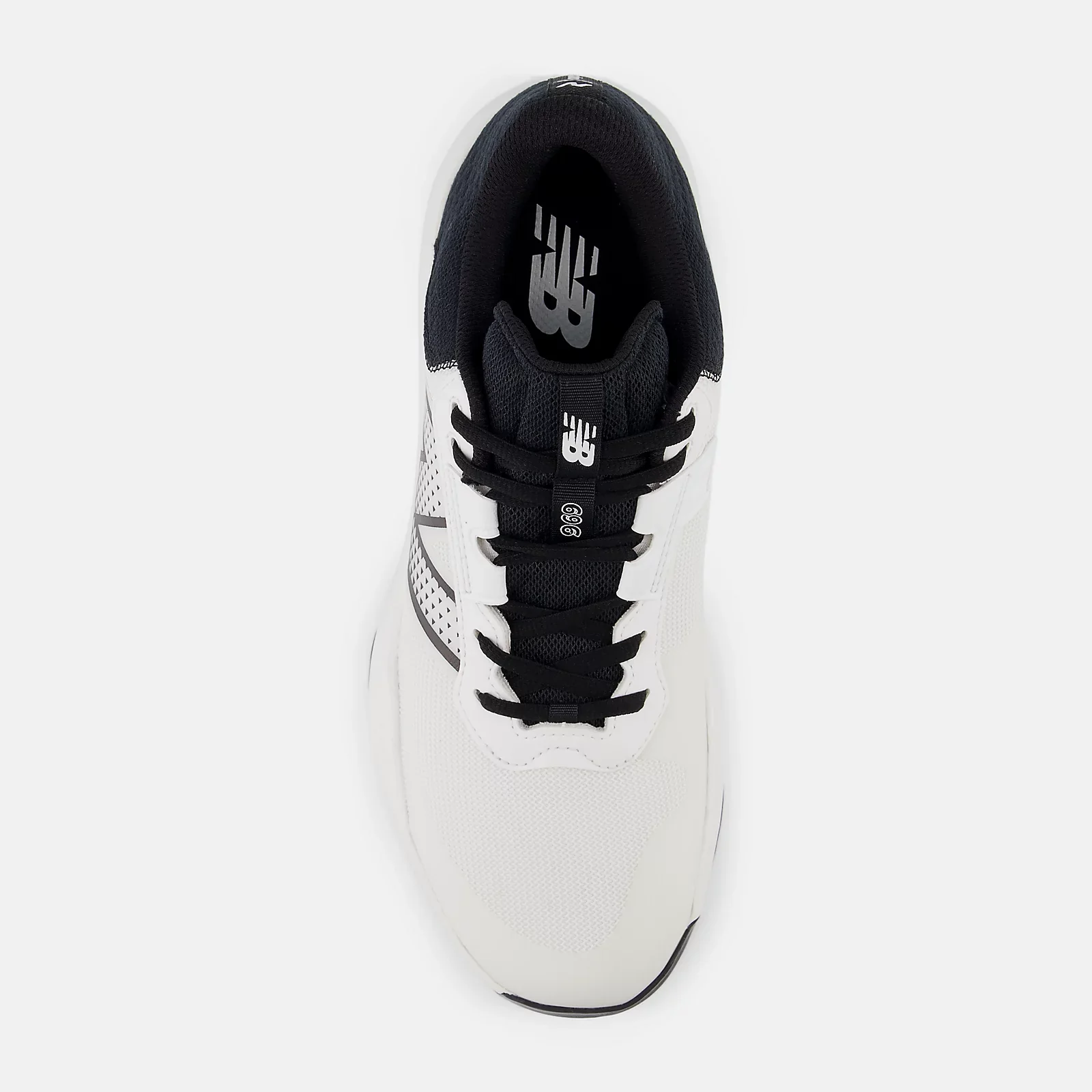 New Balance Men's MCH696W6 White Black - Image 4