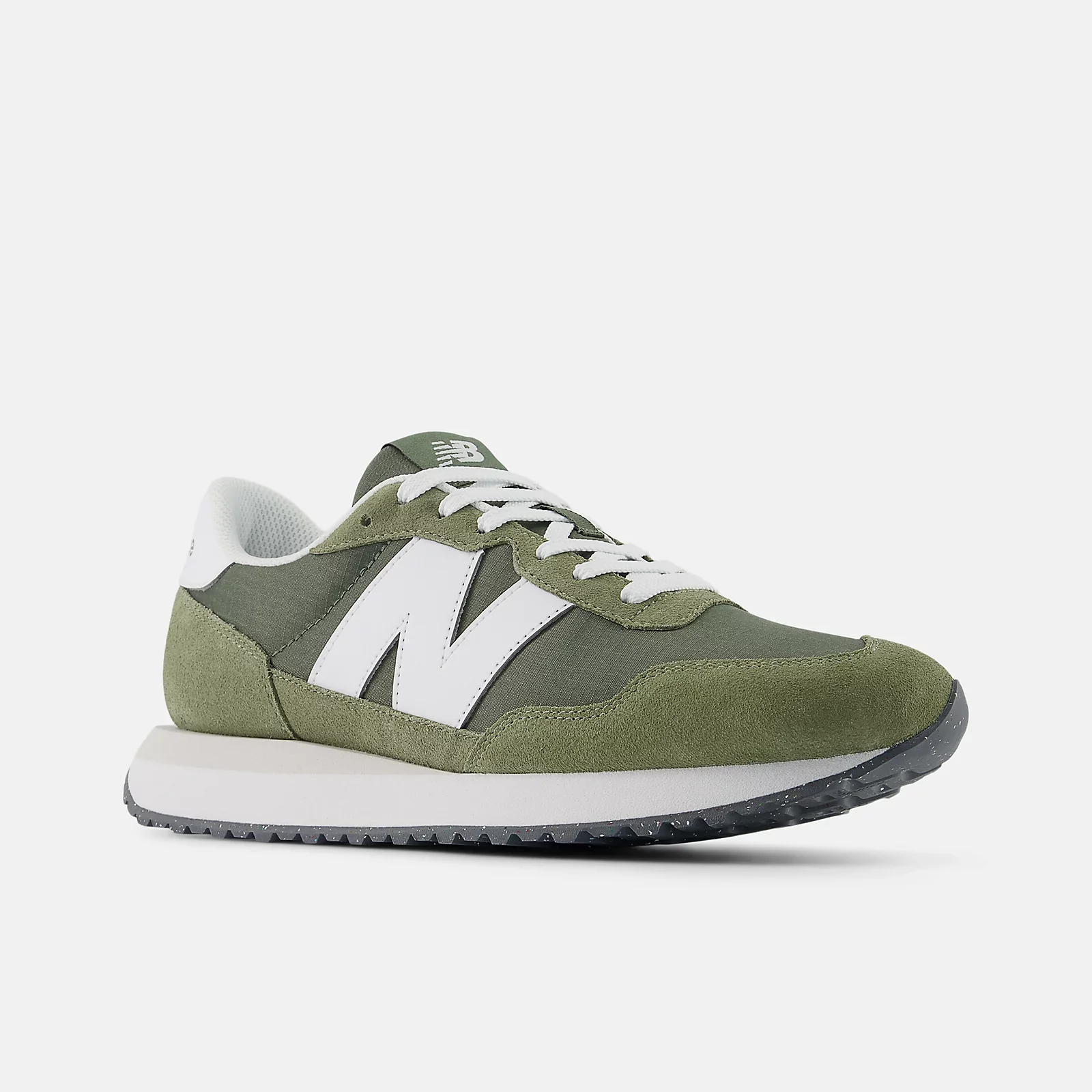 New Balance Men's MS237GR Green White - Image 2