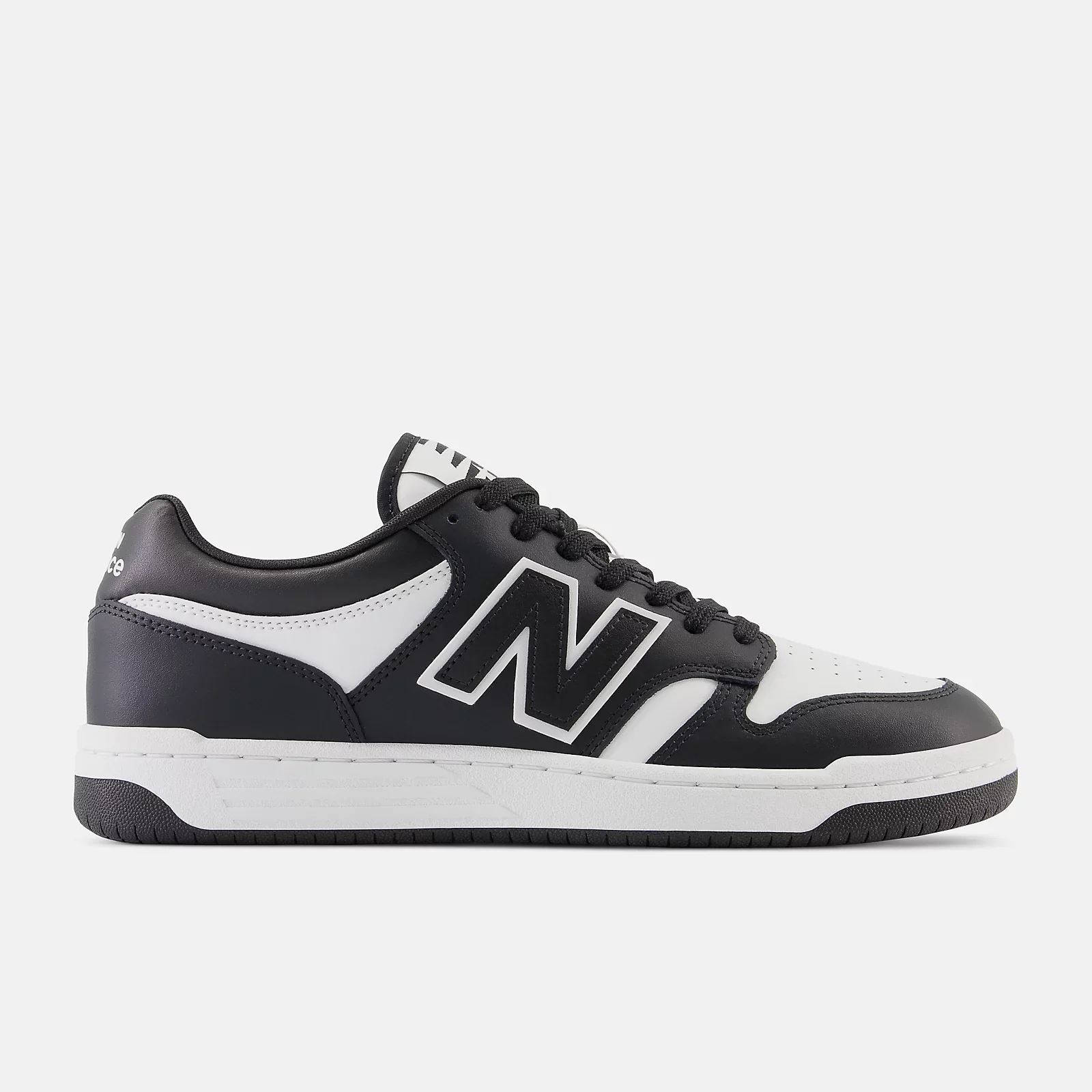 New Balance Unisex BB480LBA White Black