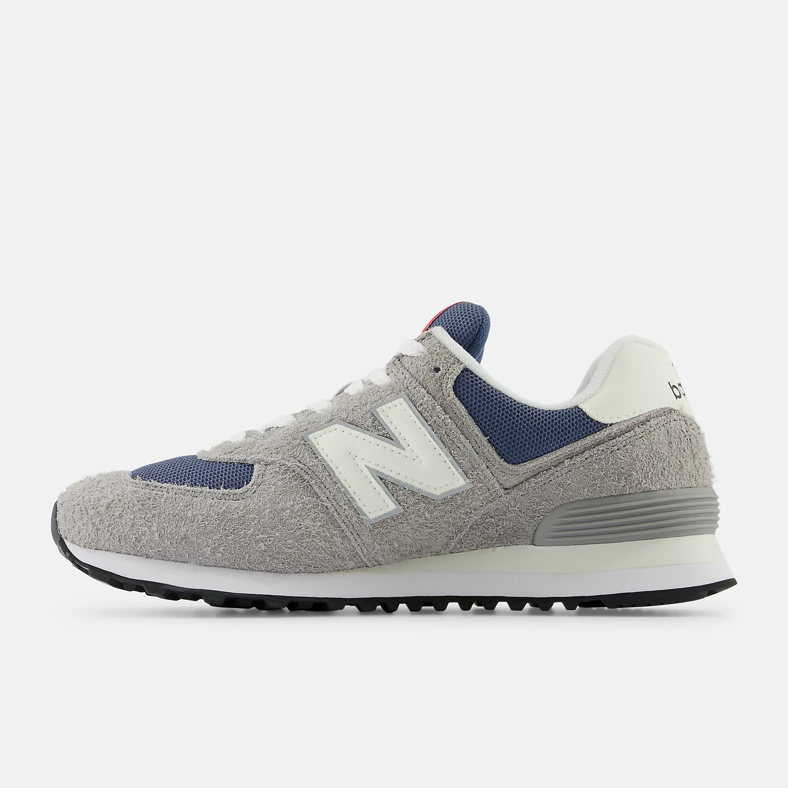 New Balance Unisex U574GWH Grey White - Image 3