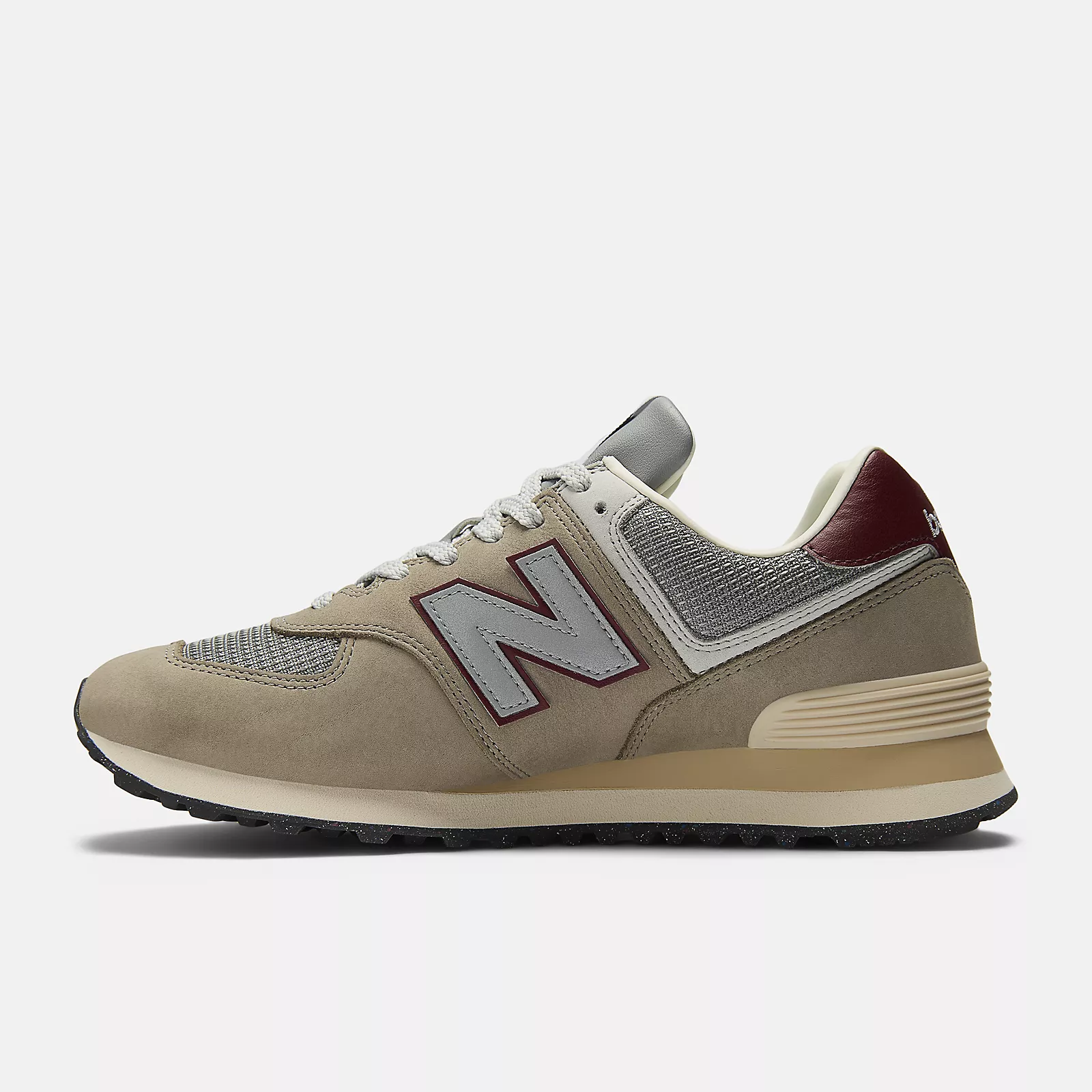New Balance Unisex U574SKB Brown Red - Image 3