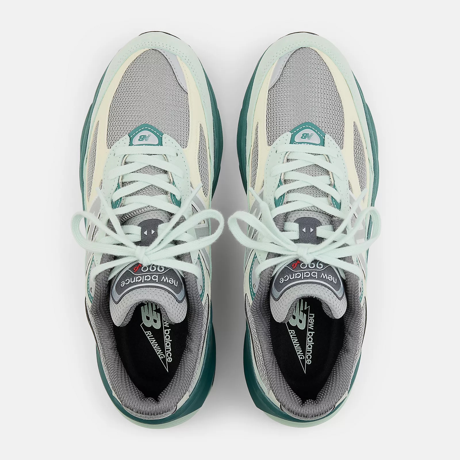 New Balance Unisex U990GT6 Green Grey - Image 4