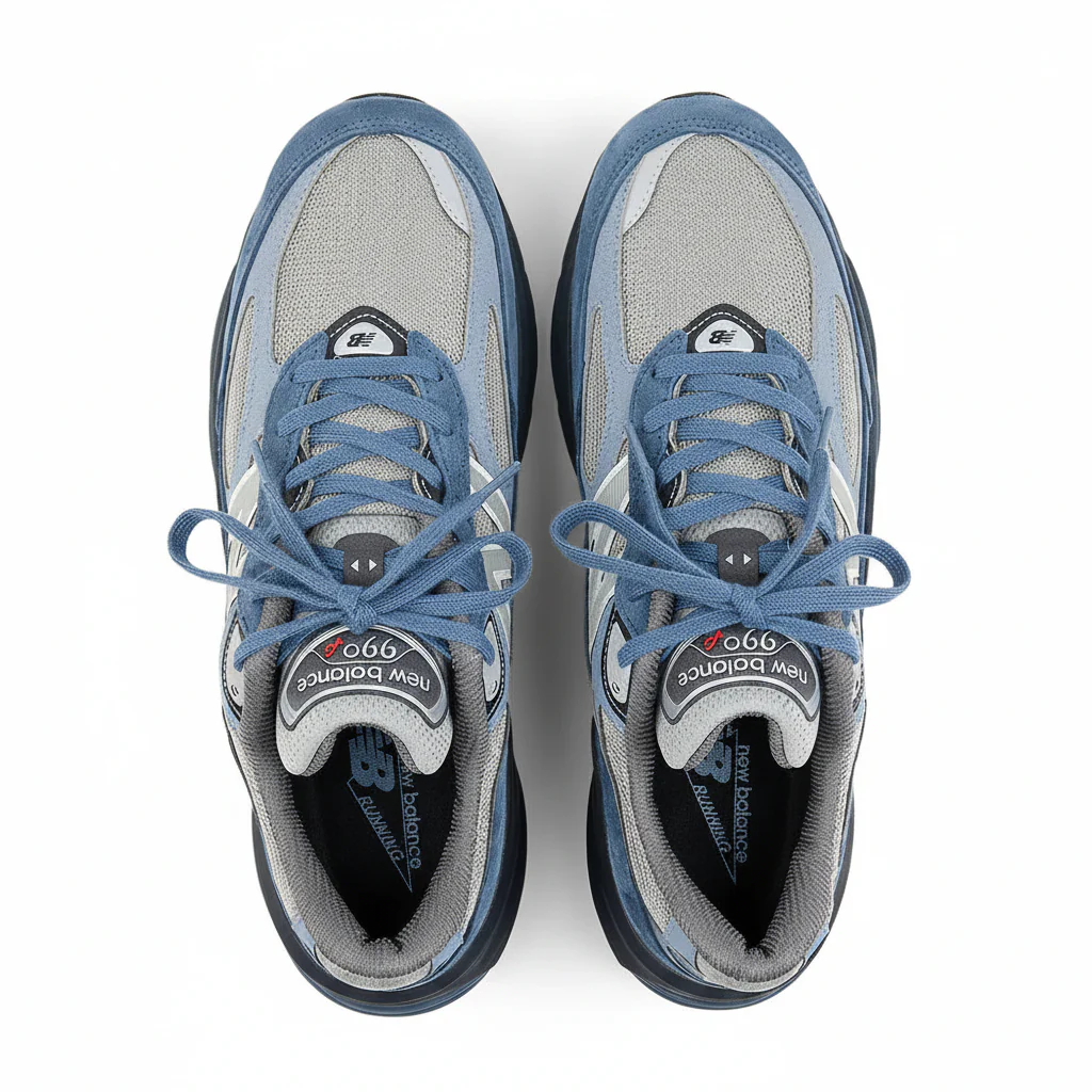 New Balance Unisex U990LT6 Indigo - Image 4
