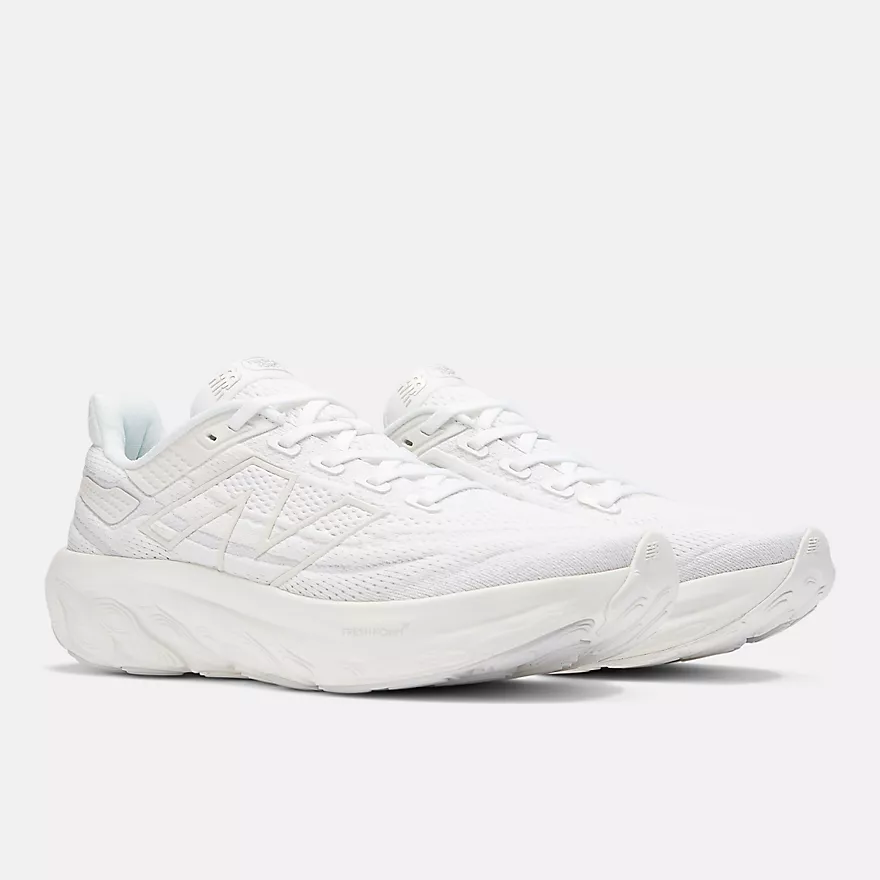 New Balance Women’s Fresh Foam X W1080W13 White Grey - Image 2