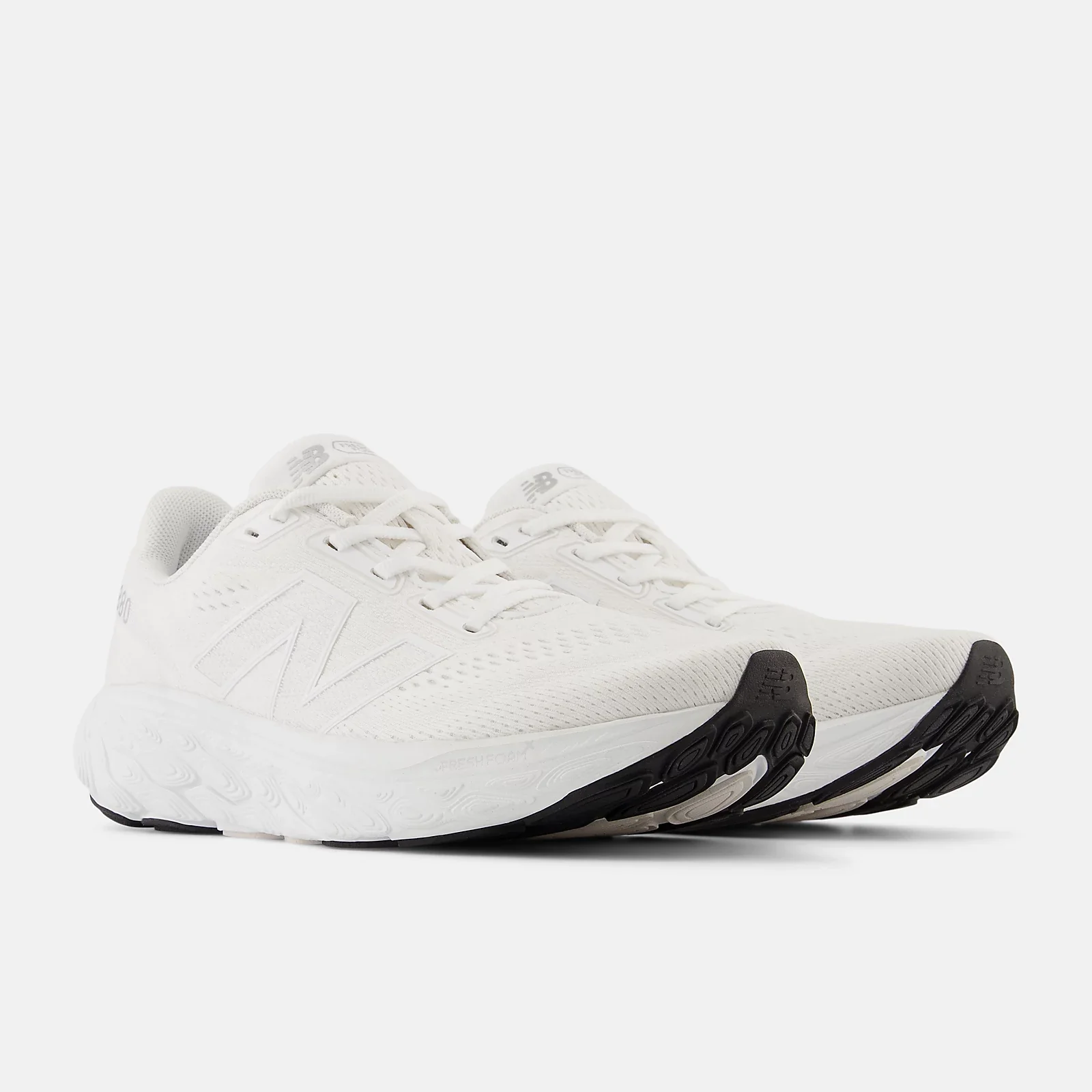 New Balance Women’s W880W14 White Grey - Image 2