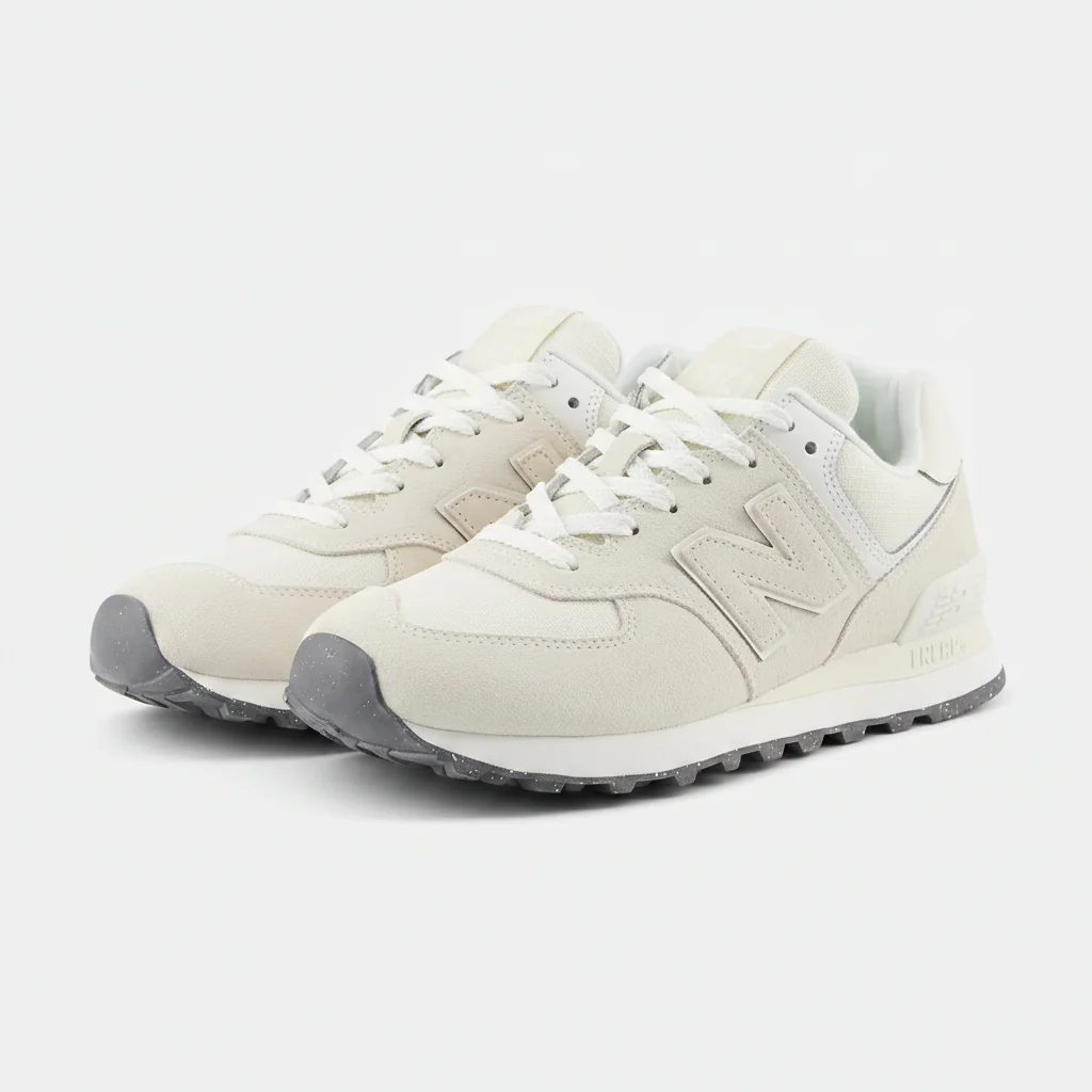New Balance Women's WL574RBL Beige White - Image 5