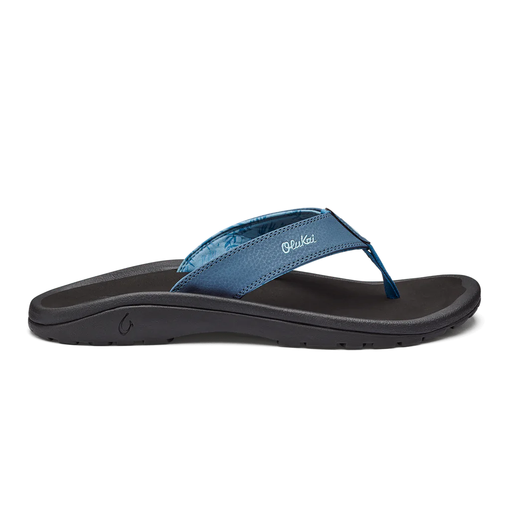 Olukai Men’s Ohana Vintage Blue Black - Image 2