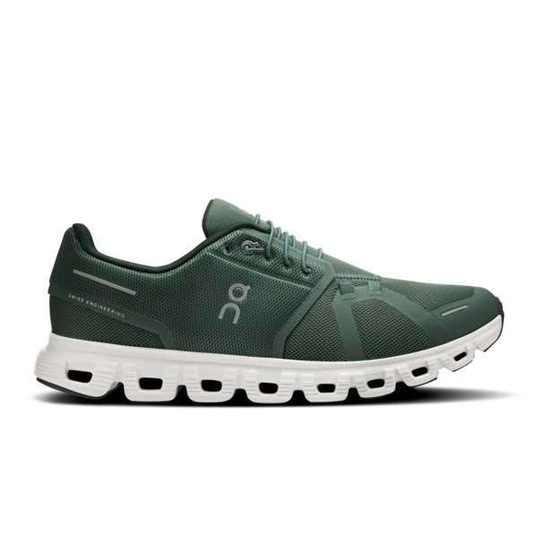 On Men's Cloud 6 Olive Evergreen