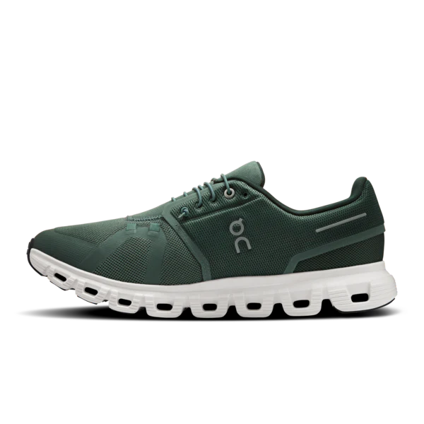 On Men's Cloud 6 Olive Evergreen - Image 3