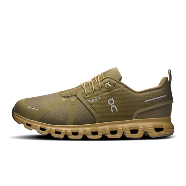 On Men's Cloud 6 Waterproof Olive Safari - Image 3
