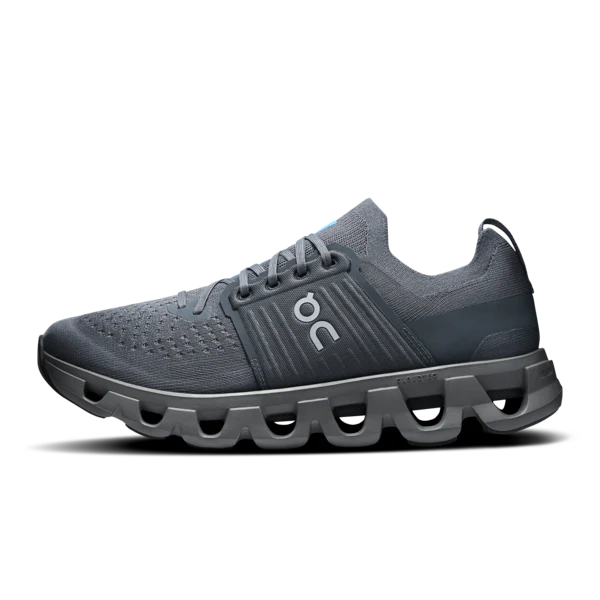 On Men's Cloudswift 4 Stone Asphalt - Image 3