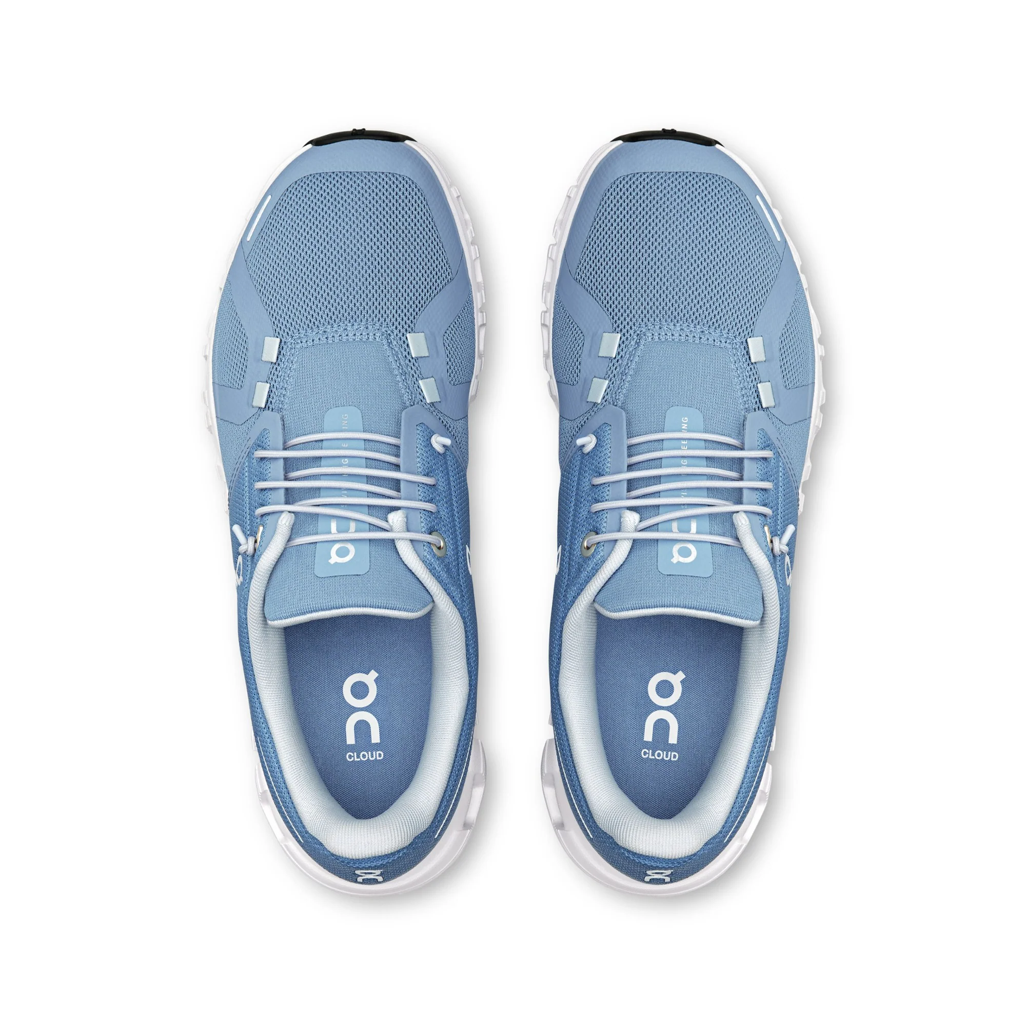 On Women's Cloud 6 Chambray White - Image 5