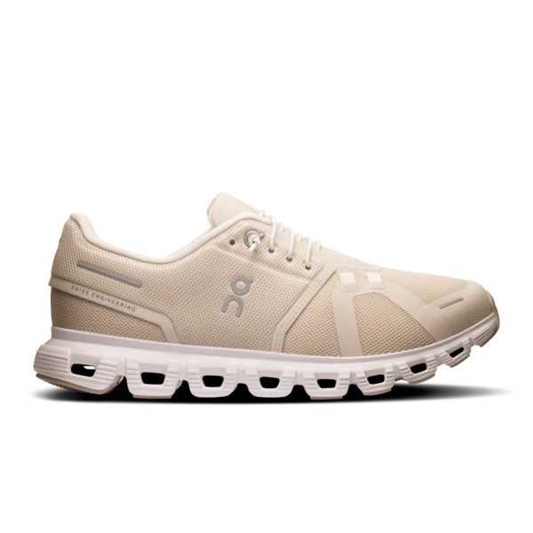 On Women's Cloud 6 Pearl White