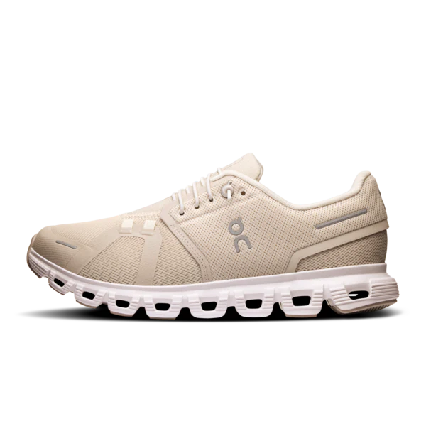 On Women's Cloud 6 Pearl White - Image 2