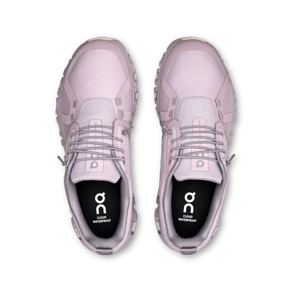 On Women's Cloud 6 Waterproof Mauve Zinc - Image 5
