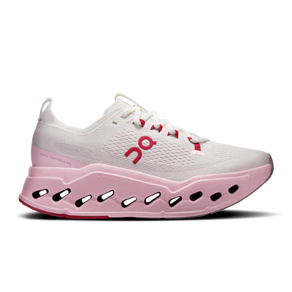 On Women's Cloudsurfer Max Ivory Peony
