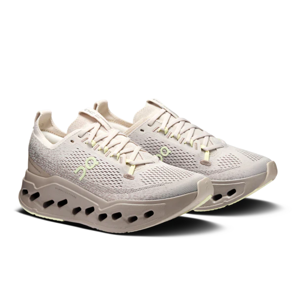 On Women's Cloudsurfer Max Pelican Limelight - Image 2