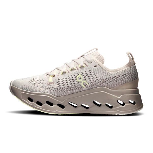 On Women's Cloudsurfer Max Pelican Limelight - Image 3