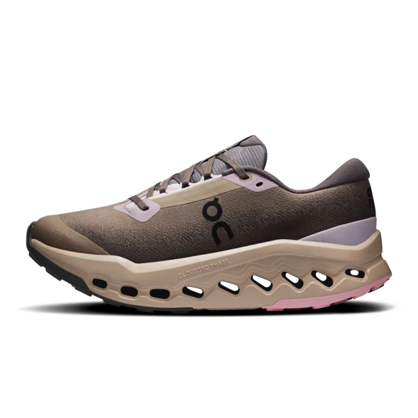 On Women's Cloudsurfer Trail 2 Waterproof Cinder Desert - Image 3
