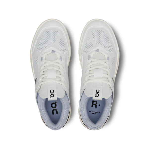 On Women's The Roger Spin White Heather - Image 4