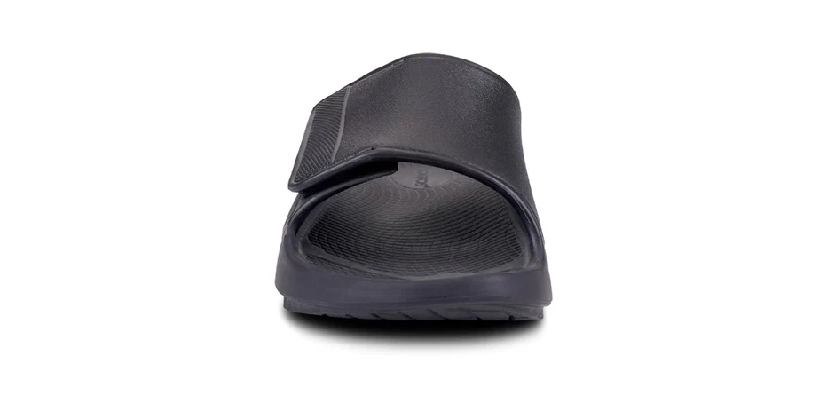 OOfos Unisex OOahh Sport Flex Matte Black - Image 3