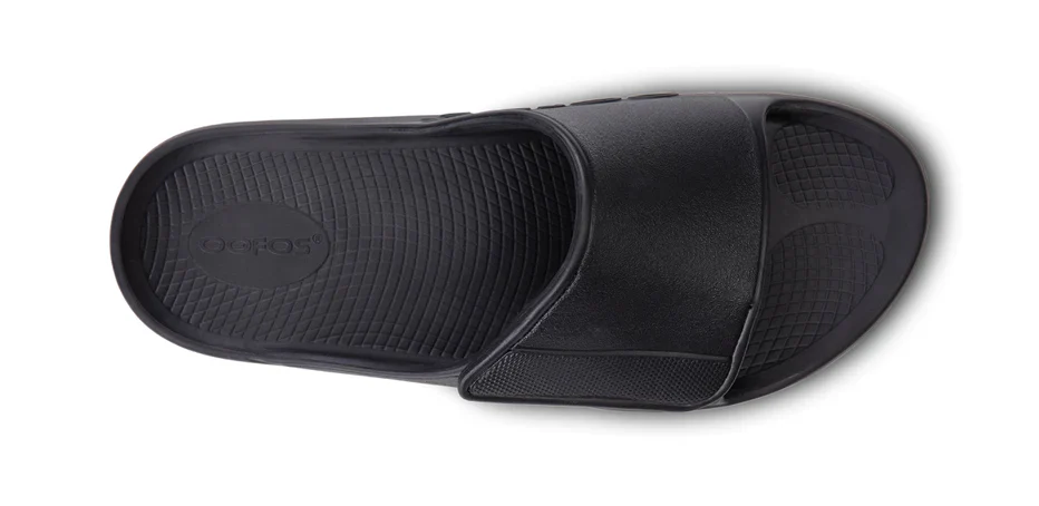 OOfos Unisex OOahh Sport Flex Matte Black - Image 6