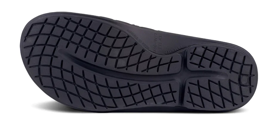 OOfos Unisex OOahh Sport Flex Matte Black - Image 7