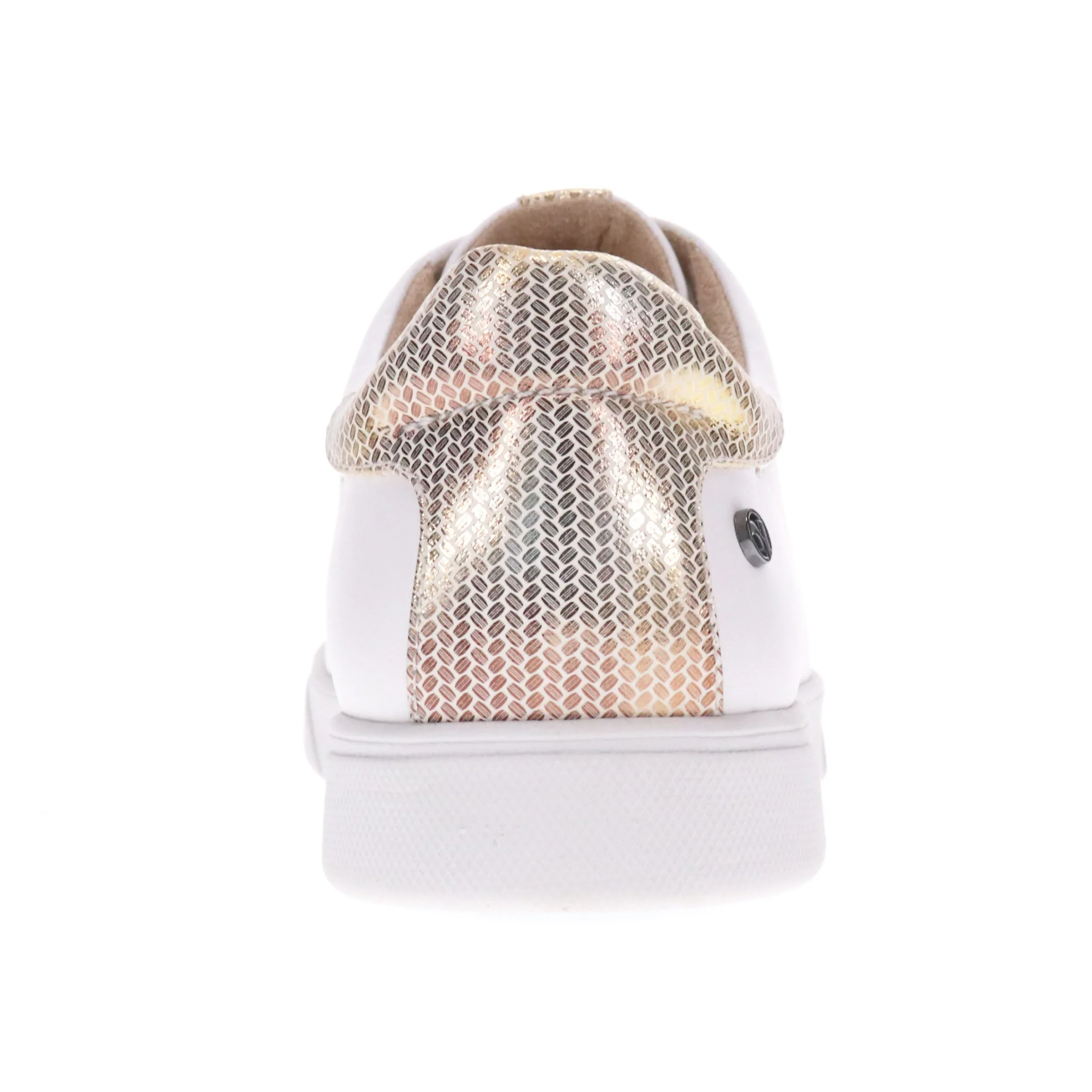 Revere Women’s Limoges Lace Up Sneaker Coconut Metallic Interest - Image 6