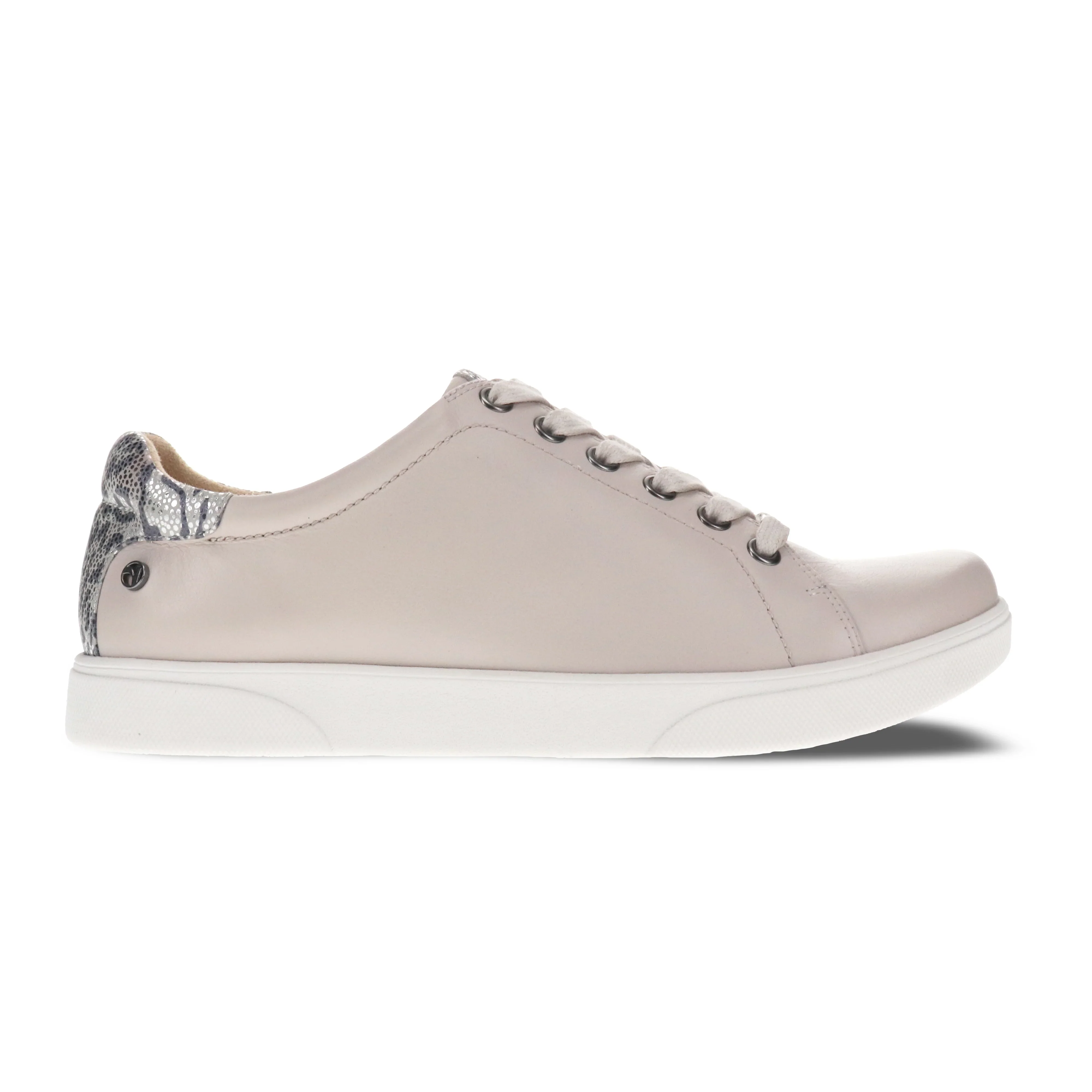 Revere Women’s Limoges Lace Up Sneaker Pebble Silver Safari - Image 2