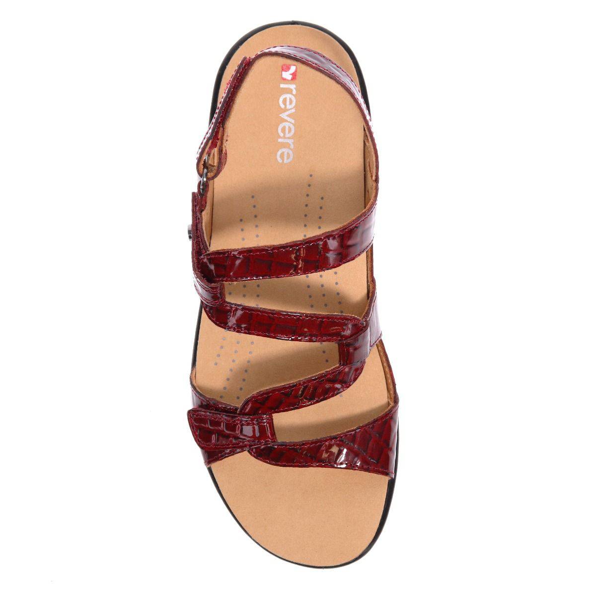 Revere Women's Miami Red Croc Sandals - Image 3